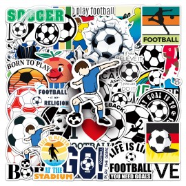 Promotional 50Pcs Soccer Sport Stickers