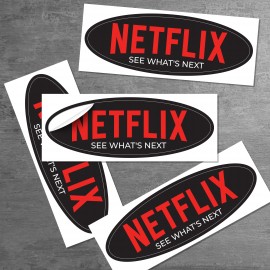 6" x 2" Oval Sticker with Logo  6" x 2" Oval Sticker with Logo