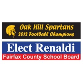 Custom Imprinted Bumper Sticker Custom Imprinted Bumper Sticker