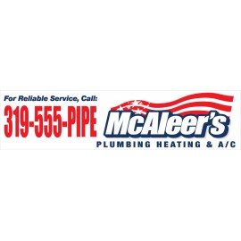 Bumper Stickers (12" x 3") Custom Printed