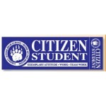 Custom Imprinted Standard Face-Cut Vinyl Bumper Sticker (11 1/2" x 3 3/4")