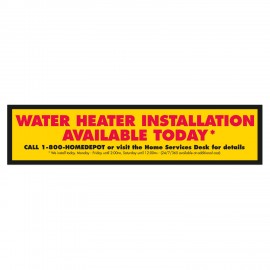 Bumper Sticker | Custom | Square Corner | Yellow Vinyl | 42 to 56 Sq In with Logo  Bumper Sticker | Custom | Square Corner | Yellow Vinyl | 42 to 56 Sq In with Logo