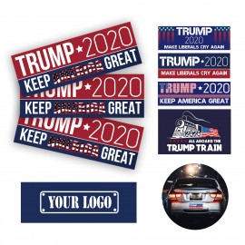Logo Branded Trump Election Bumper Car Stickers