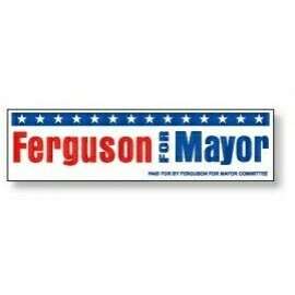 Customized Vinyl Bumper Sticker (9 1/4"x 2 1/2")  Customized Vinyl Bumper Sticker (9 1/4"x 2 1/2")