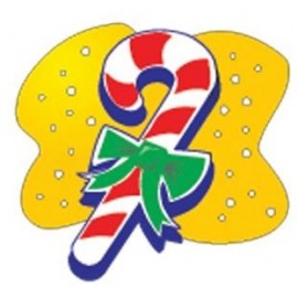 Candy Cane Bumper Stickers with Logo  Candy Cane Bumper Stickers with Logo