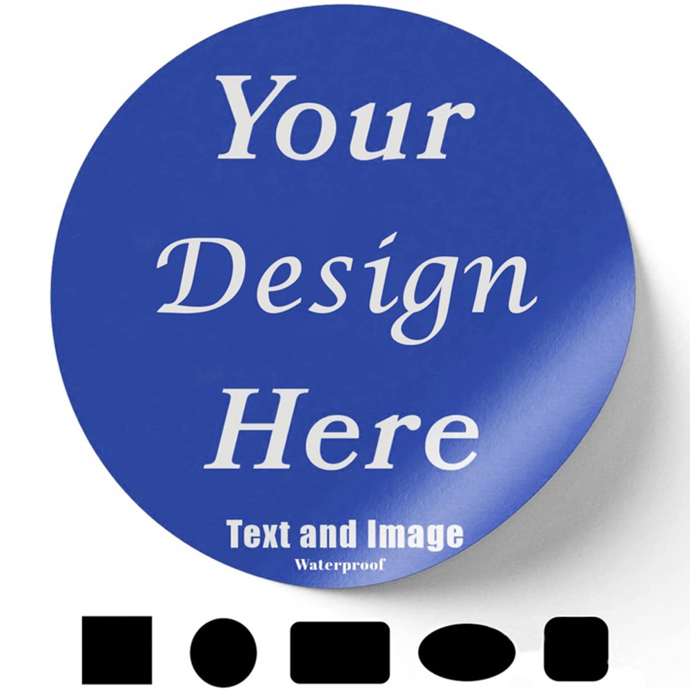 5" Label Sticker Waterproof Decals for Business with Logo 5" Label Sticker Waterproof Decals for Business with Logo
