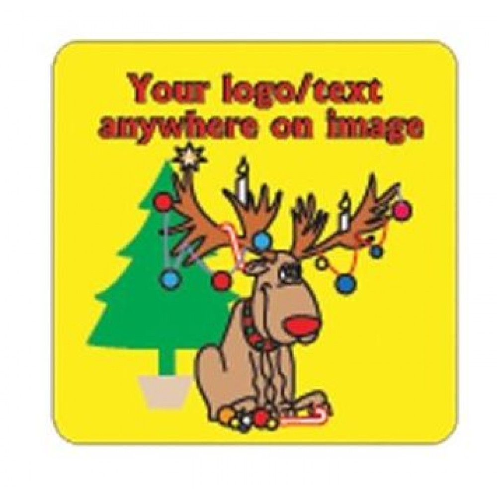 Reindeer Bumper Sticker with Logo