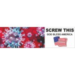 Coronavirus Vinyl Bumper Stickers (see description) with Logo