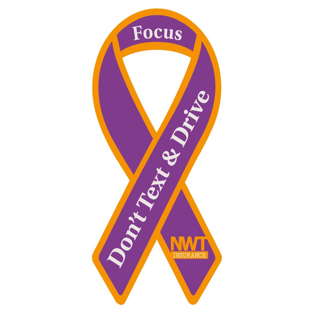 Ribbon Magnet | 3 1/2" x 8" with Logo Ribbon Magnet | 3 1/2" x 8" with Logo