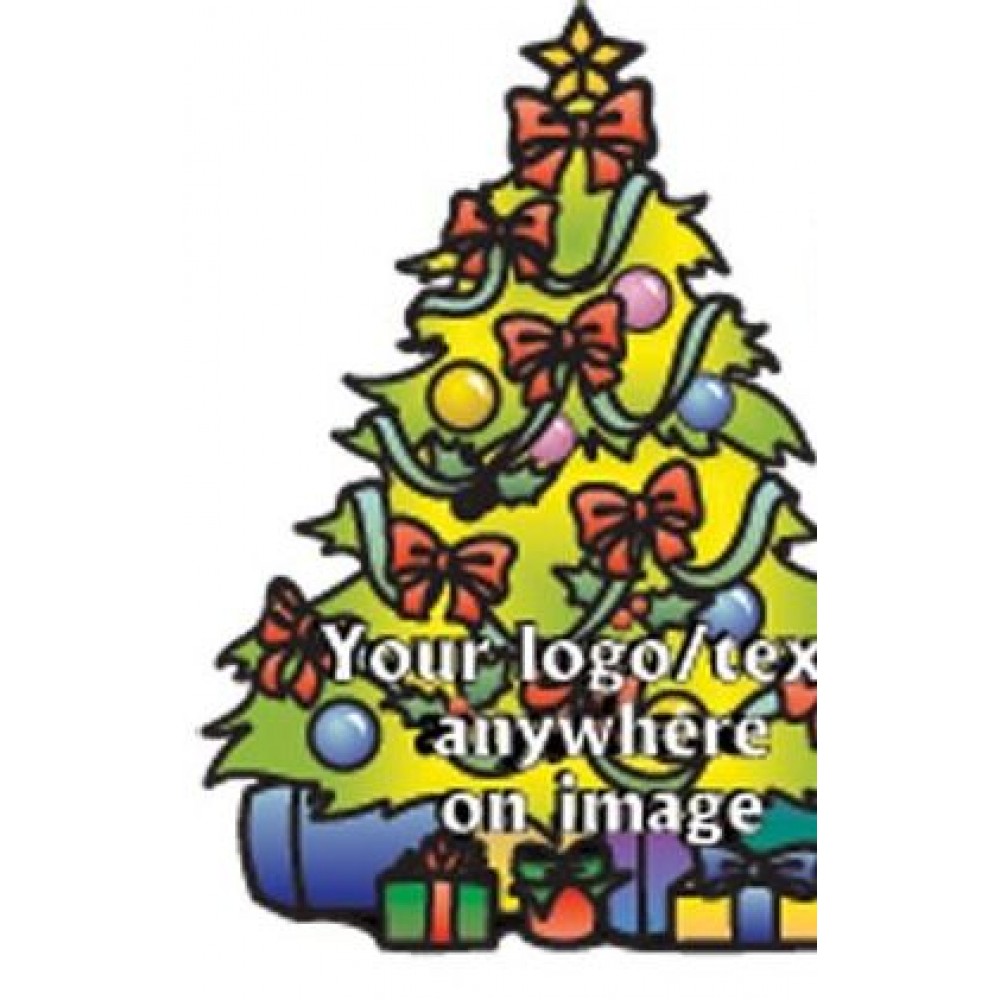 Christmas Tree Bumper Sticker with Logo