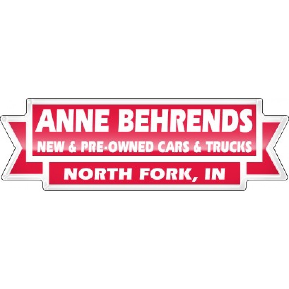 Domed Auto Ad Decal (5.766"x 1.82") with Logo