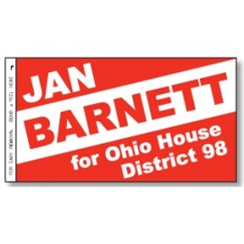 Promotional 4-Color Process Rectangle Bumper Stickers (2 3/4"x5")