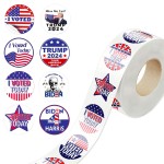 2" Diam Self Adhesive Full Color Circle Stickers Roll with Logo