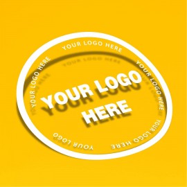 Customized 4" Clear Sticker Waterproof Label Decal for Business Wedding Birthday Party Gifts