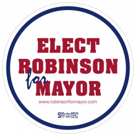 Custom Bumper Sticker Magnet | Circle | 4 1/4" dia.  Custom Bumper Sticker Magnet | Circle | 4 1/4" dia.