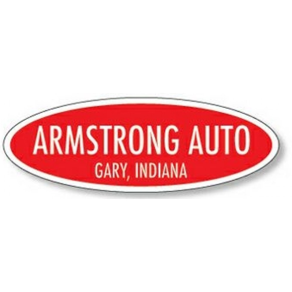 White Reflective Auto Ad Decal (5.813"x 2") with Logo