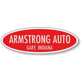 White Reflective Auto Ad Decal (5.813"x 2") with Logo