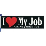 Paper Bumper Sticker with Logo