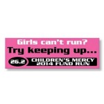 Vinyl Bumper Sticker (11 1/2"x 3 3/4") with Logo