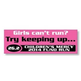 Vinyl Bumper Sticker (11 1/2"x 3 3/4") with Logo  Vinyl Bumper Sticker (11 1/2"x 3 3/4") with Logo