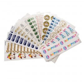 Custom Waterproof UV Transfer Sticker with Logo