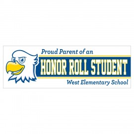 Personalized 1 Day Bumper Sticker | Rectangle | 3" x 9" | White Vinyl | 2 Colors  Personalized 1 Day Bumper Sticker | Rectangle | 3" x 9" | White Vinyl | 2 Colors