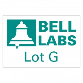 Promotional Outside Parking Permit | Rectangle | 2" x 3" | White Vinyl | Numbered  Promotional Outside Parking Permit | Rectangle | 2" x 3" | White Vinyl | Numbered