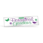 Clear Bumper Sticker | Rectangle | 2 1/2" x 9 1/4" | Clear Polyester with Logo