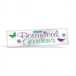 Clear Bumper Sticker | Rectangle | 2 1/2" x 9 1/4" | Clear Polyester with Logo