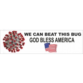 Promotional Coronavirus Bumper Stickers (see description)  Promotional Coronavirus Bumper Stickers (see description)