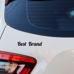 Custom Creative Car Decal with Logo