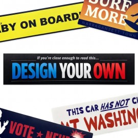 BUMPER Sticker (7.5" x 3.75") with Logo