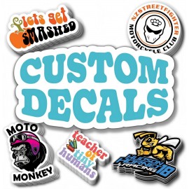 Custom Waterproof Vinyl Stickers with Logo