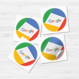 Promotional 2" x 2" Circle Sticker