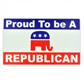 Proud To Be A Republican Sticker with Logo
