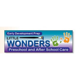 4 Color Process Bumper Sticker (11 1/2"x 3 3/4") with Logo  4 Color Process Bumper Sticker (11 1/2"x 3 3/4") with Logo