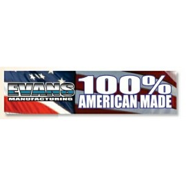 Custom 4 Color Process Bumper Sticker (15"x 3 3/4")