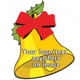 Christmas Bell Bumper Sticker with Logo