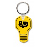 Custom Imprinted Light Bulb Key Tag (Spot Color)