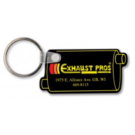 Custom Muffler Key Tag (Spot Color)