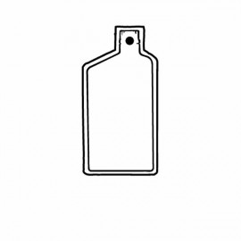 Personalized Oil Bottle Key Tag (Spot Color)