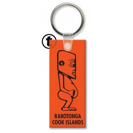 Rectangle Key Tag (Spot Color) with Logo