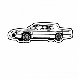 Cadillac Key Tag (Spot Color) with Logo