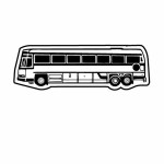 Logo Branded Tour Bus 4 Key Tag (Spot Color)