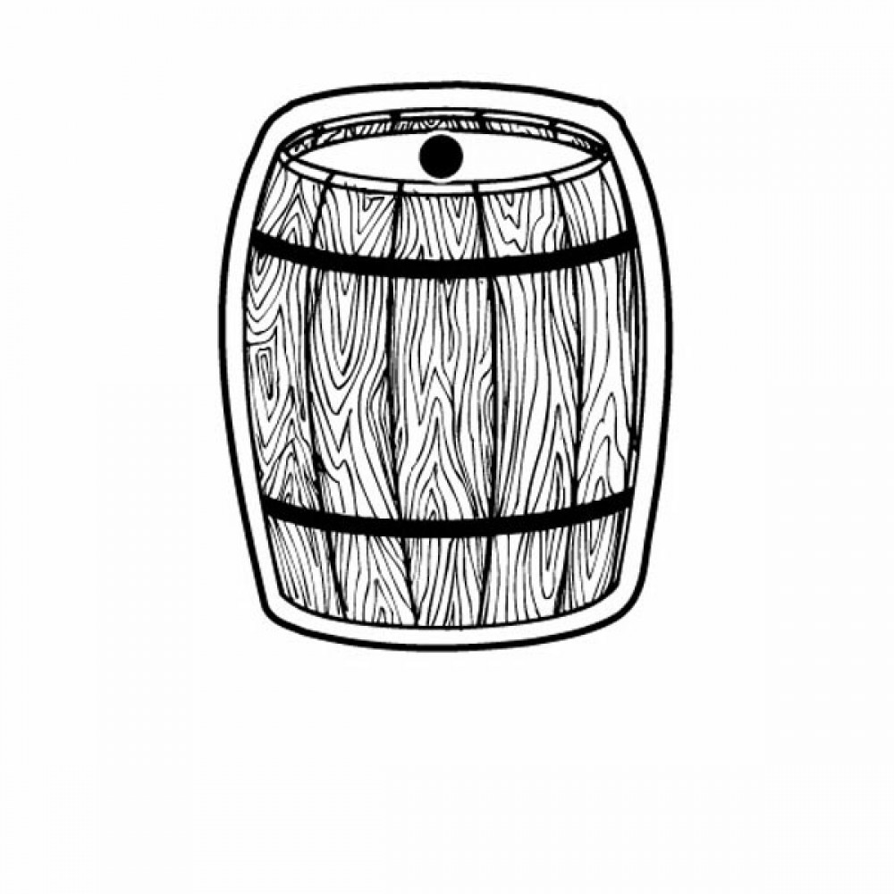 Personalized Barrel 2 Key Tag (Spot Color)