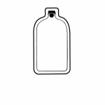 Bottle 9 Key Tag (Spot Color) with Logo