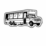 Customized Metro Bus 3 Key Tag (Spot Color)