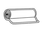 Customized Wallpaper Roll Key Tag - Spot Color