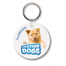 Round Key Tag - Full Color with Logo