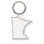 Minnesota State Shape Key Tag (Spot Color) with Logo